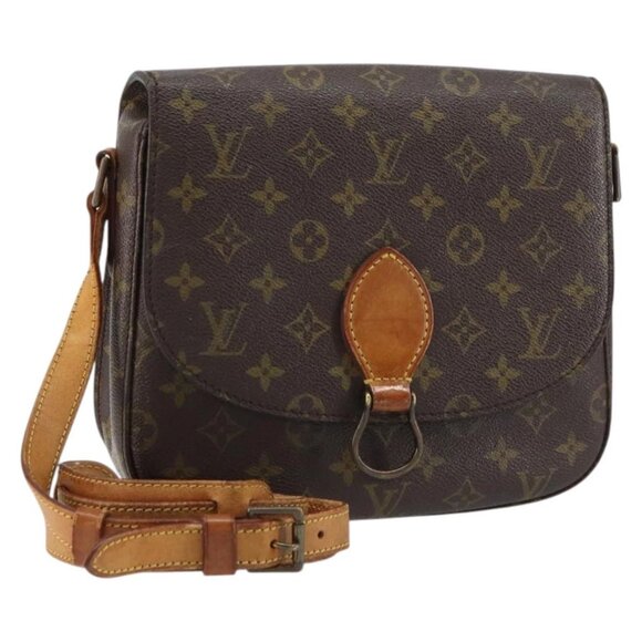 LOUIS VUITTON Monogram Saint Cloud GM Shoulder Bag Vintage M51242 LV Auth 142197